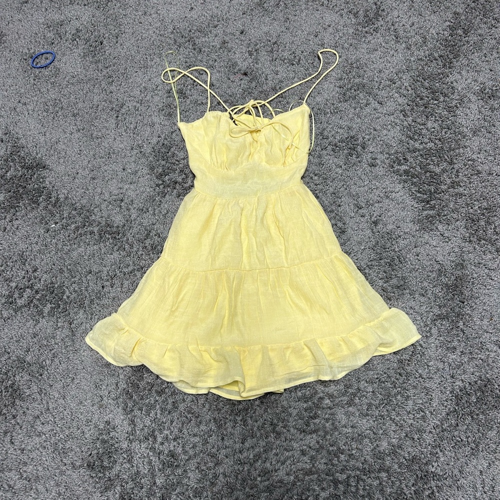 Windsor Baby Yellow Ruffled Dress